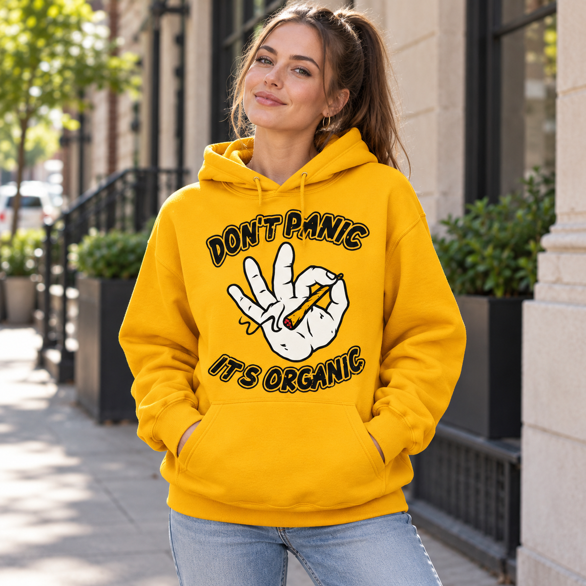 DON'T PANIC ITS ORGANIC HOODIE